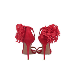 Aquazzura Lily Of The Valley red sandals