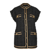 Gucci Black Boucle Vest