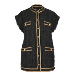 Gucci Black Boucle Vest