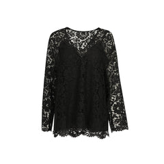 Valentino Black Lace Blouse