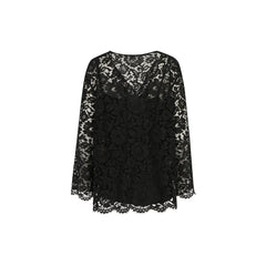 Valentino Black Lace Blouse