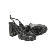 Chanel Platform Slingback Heels