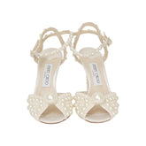 Jimmy Choo Sacora 100 Pearl Embellished Sandals