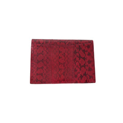 Oscar de la Renta clutch de piel de pitón