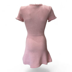 Self-Portrait Pink Knit Mini Dress – Size XS