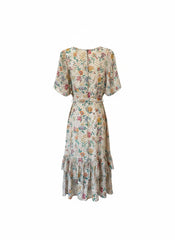 Sessùn Fortunata Floral Belted Dress - Size XS