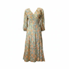 Sézane Floral Printed Midi Dress - Size 36