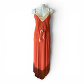 TKTO Fringe Maxi Dress – Terracotta – Size S/M