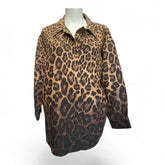 Valentino Garavani Leopard-Print Shirt Jacket – No Size Tag