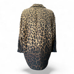 Valentino Garavani Leopard-Print Shirt Jacket – No Size Tag