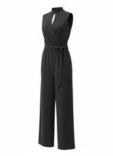 Zeus + Dione Black Sleeveless Jumpsuit – Size 42