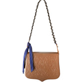 Zeus + Dione Brown Leather Crossbody Bag