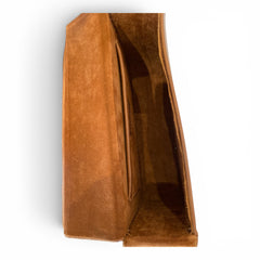 Zeus + Dione Brown Leather Crossbody Bag