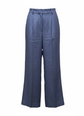 Zeus + Dione Navy Linen Pants – Size 36