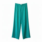 Zeus + Dione Green Wide-Leg Pants – Size 36