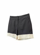Zeus + Dione Black & Beige Shorts – Size 36