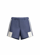 Zeus & Dione Tailored Denim Shorts - Size 38