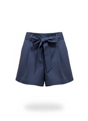Zeus + Dione Navy Shorts with Embroidered Sides – Size 36