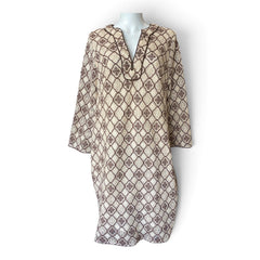 Zimmermann Luna Guipure Midi Dress – Chocolate Cream – Size 4