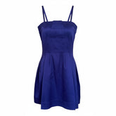 Celine Blue Minimalist Dress Elegant - Size 38