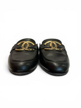 Chanel Black Leather CC Mules | Effortless Chic Essential – Size 40