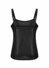 Chanel Black Sparkly Sheer Top – Size 44 | Timeless Evening Essential