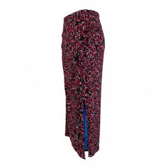 Diane von Furstenberg Printed Top & Skirt Set Blue Pink, Reversible (Top + Skirt M)