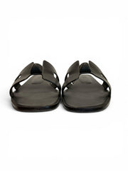 Hermès Oran Sandals Black Medor Stud | Icon with Edge – Size 40