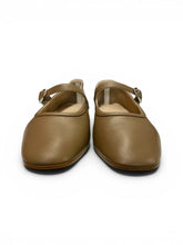 Le Monde Béryl Beige Leather Mary Jane Ballerina Flats - Size 41 - Brand New