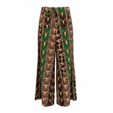 Emporio Sirenuse Printed Wide-Leg Pants - Size 38