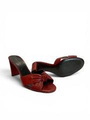 Saint Laurent Bianca 75 Knotted Mule Sandals – Size 40 (With Box)