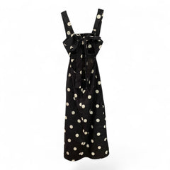 Zimmermann Polka Dot Midi Dress – Black & Ivory