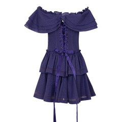 Costarellos Purple dress