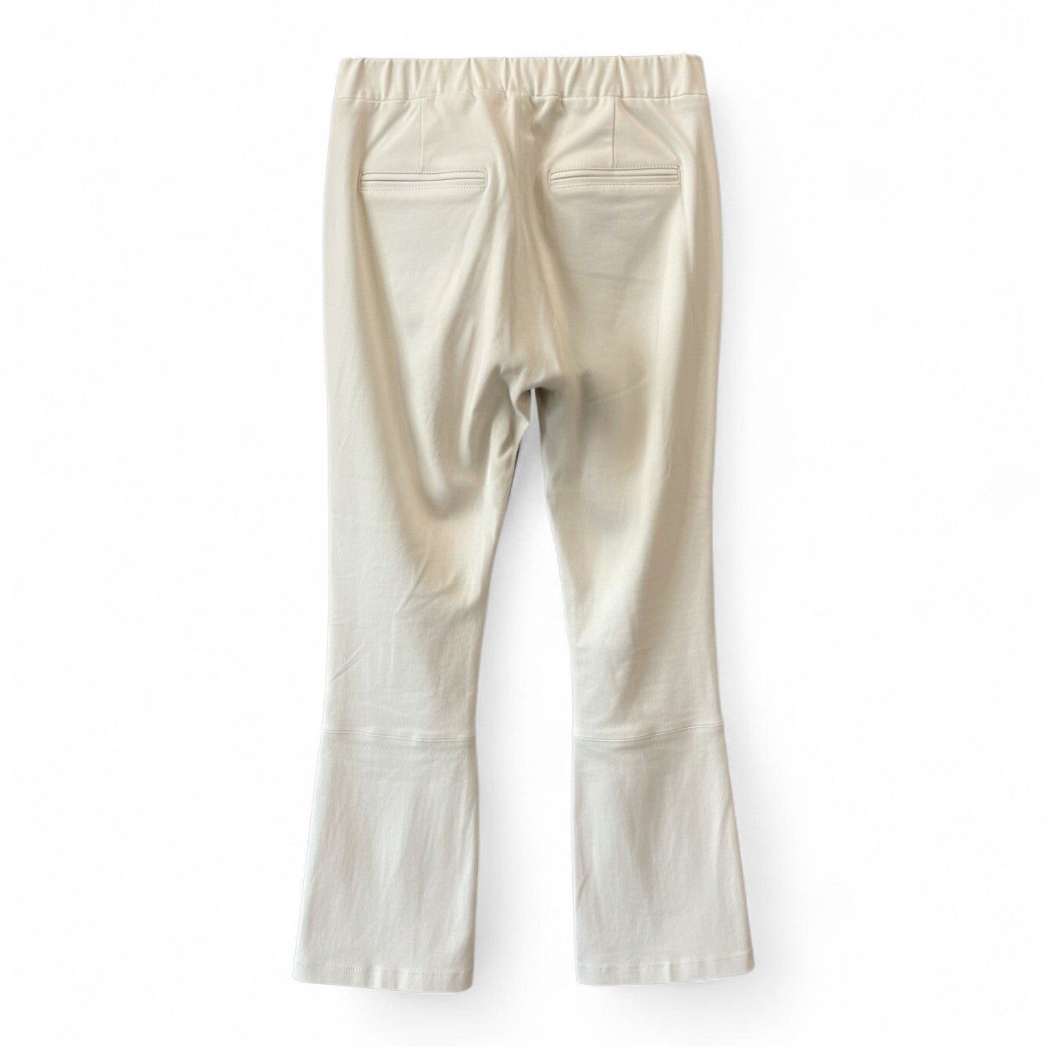 ARMA Stretch Leather Trousers – Off White – Size 38