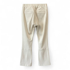 ARMA Stretch Leather Trousers – Off White – Size 38