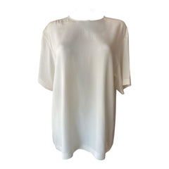 Alberta Ferretti Silk Blouse Off-White Size – IT 44