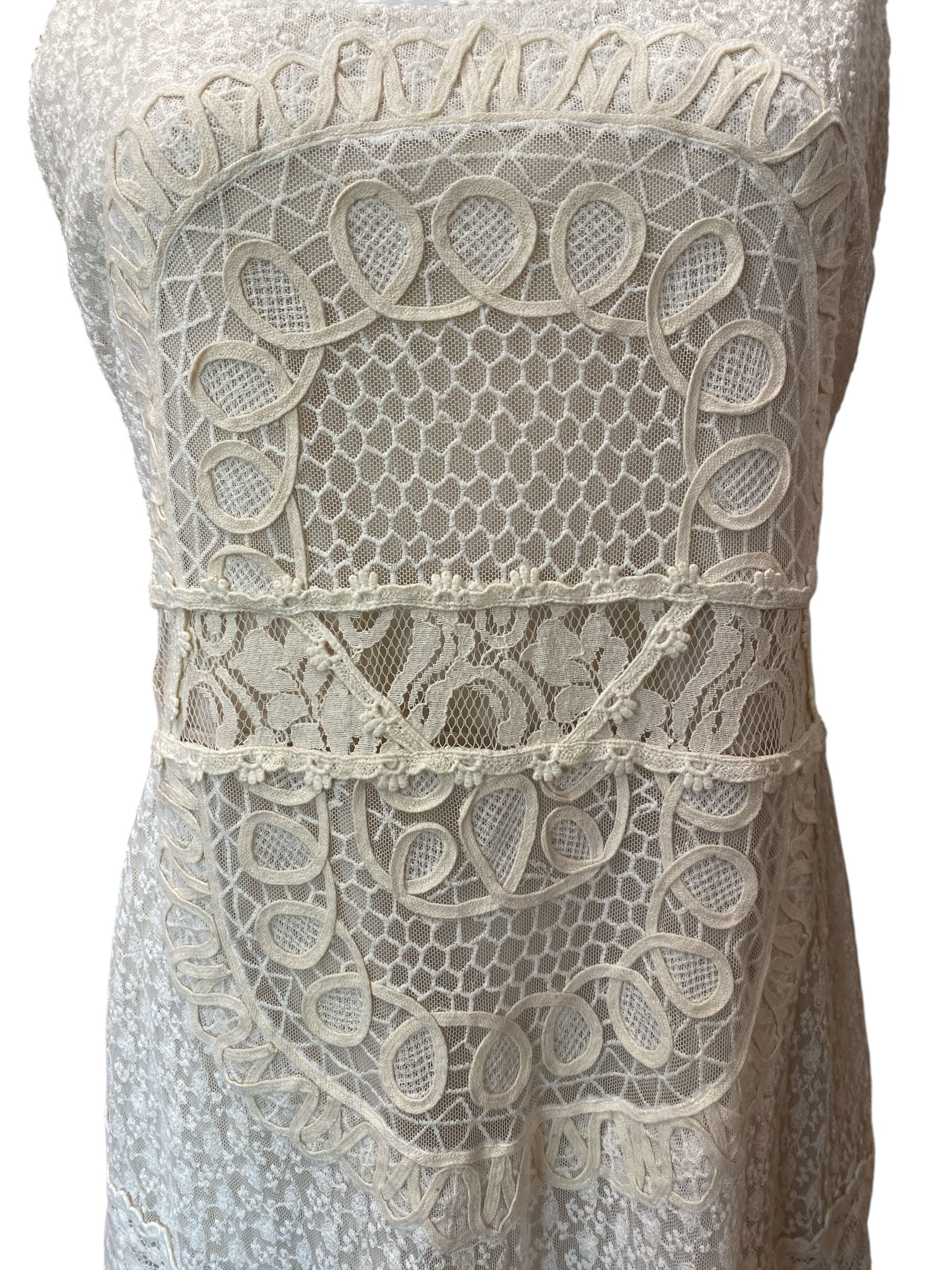 Alice + Olivia Kimberley Embroidered Lace Dress – Off White – Size 12