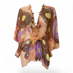 Antik Batik Silk Butterfly Tunic – Size M