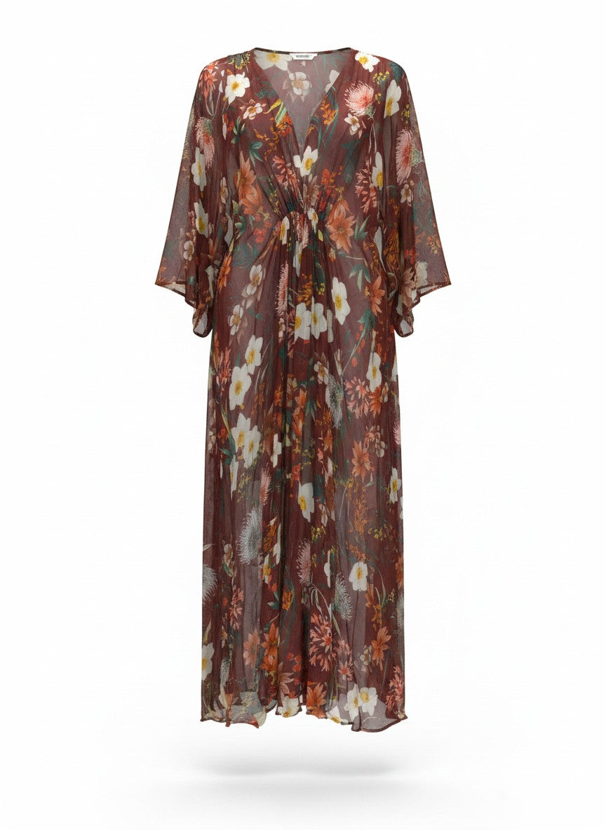 Antonella Firenze Floral Kaftan Dress – Size 43