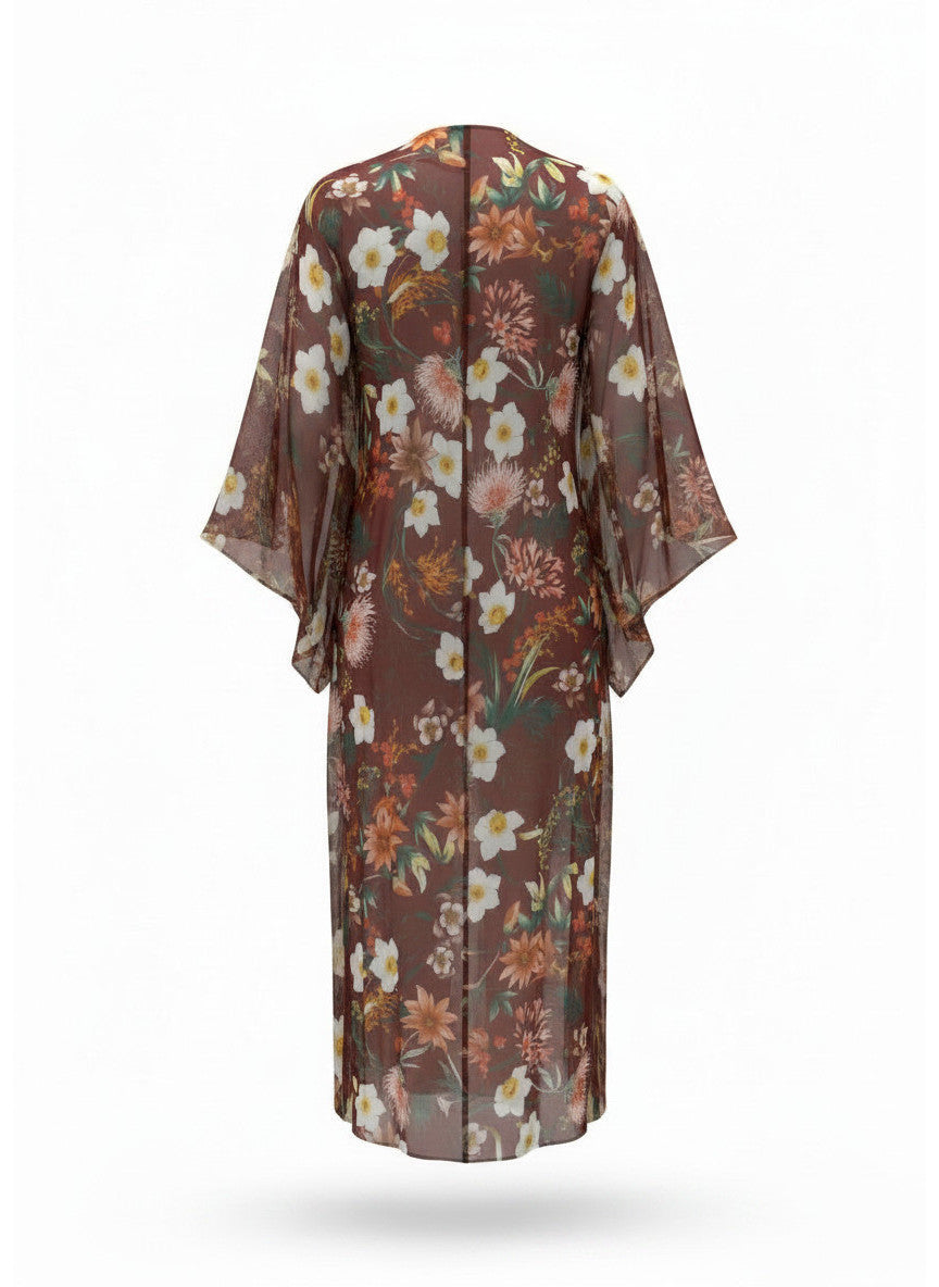 Antonella Firenze Floral Kaftan Dress – Size 43