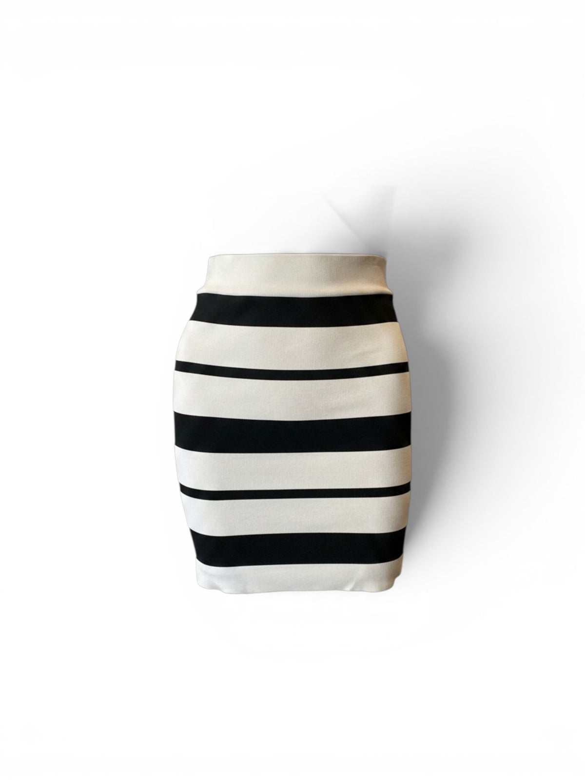 BCBG Max Azria Stripe Mini Skirt – Black & White