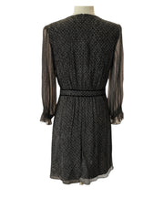Ba&sh Dolly Black & White Silk Mini Dress – Size 2