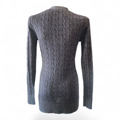 Brooks Brothers Sparkly Navy Cable-Knit Cardigan – Size XS
