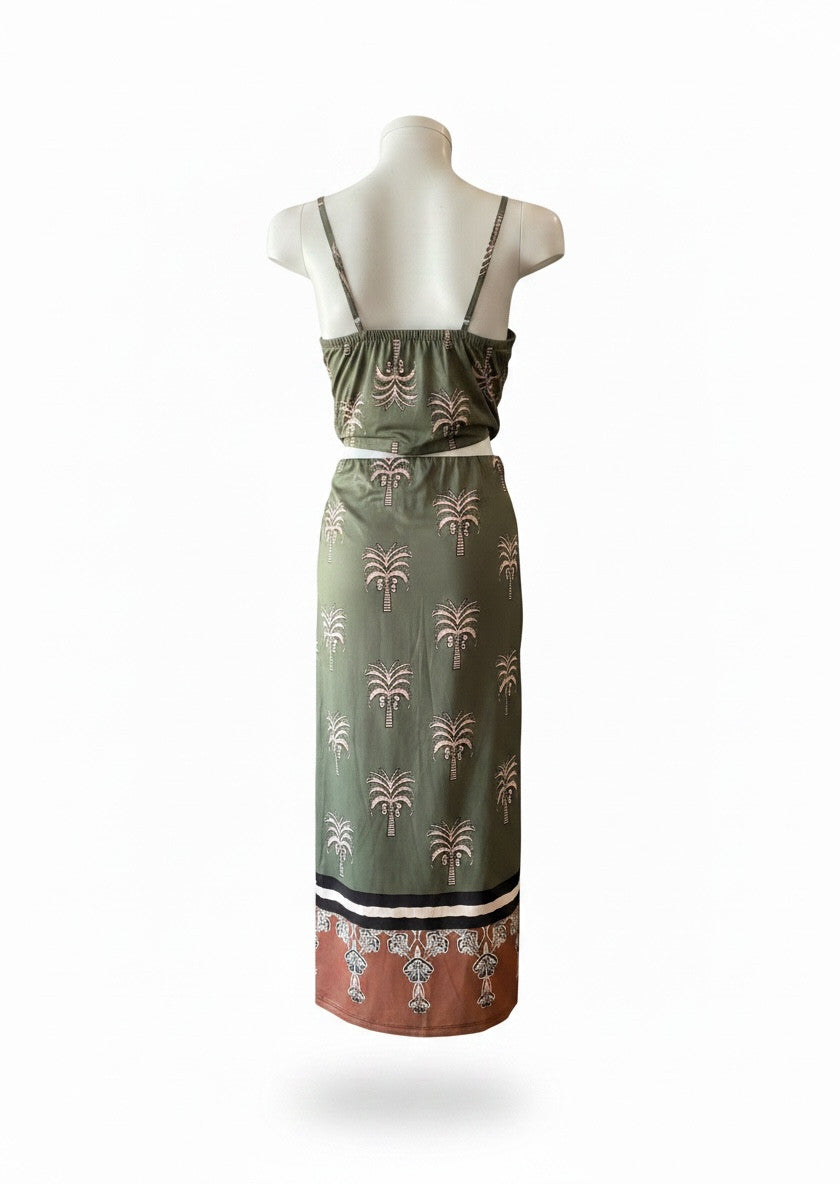 CH Studio Palm Tree Print Set – Size Small