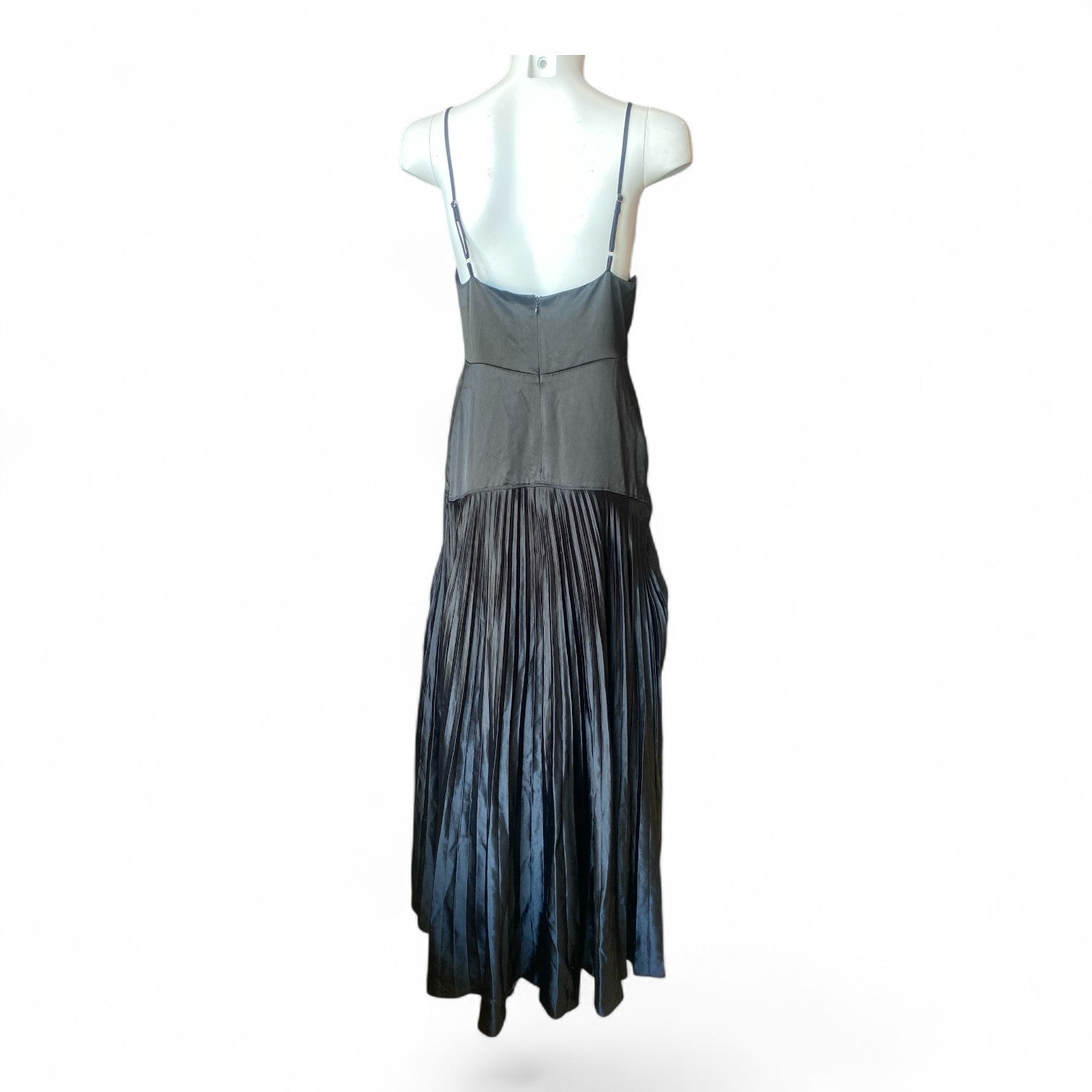 Cami Pleated Black Dress – Size 4