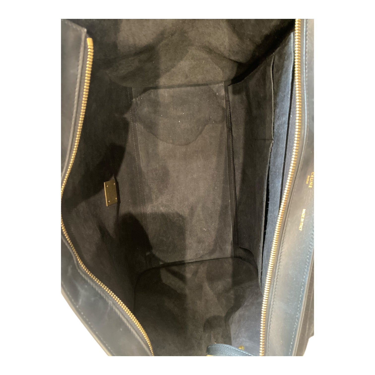 Celine Medium Trapeze Bag – Black, Grey & White
