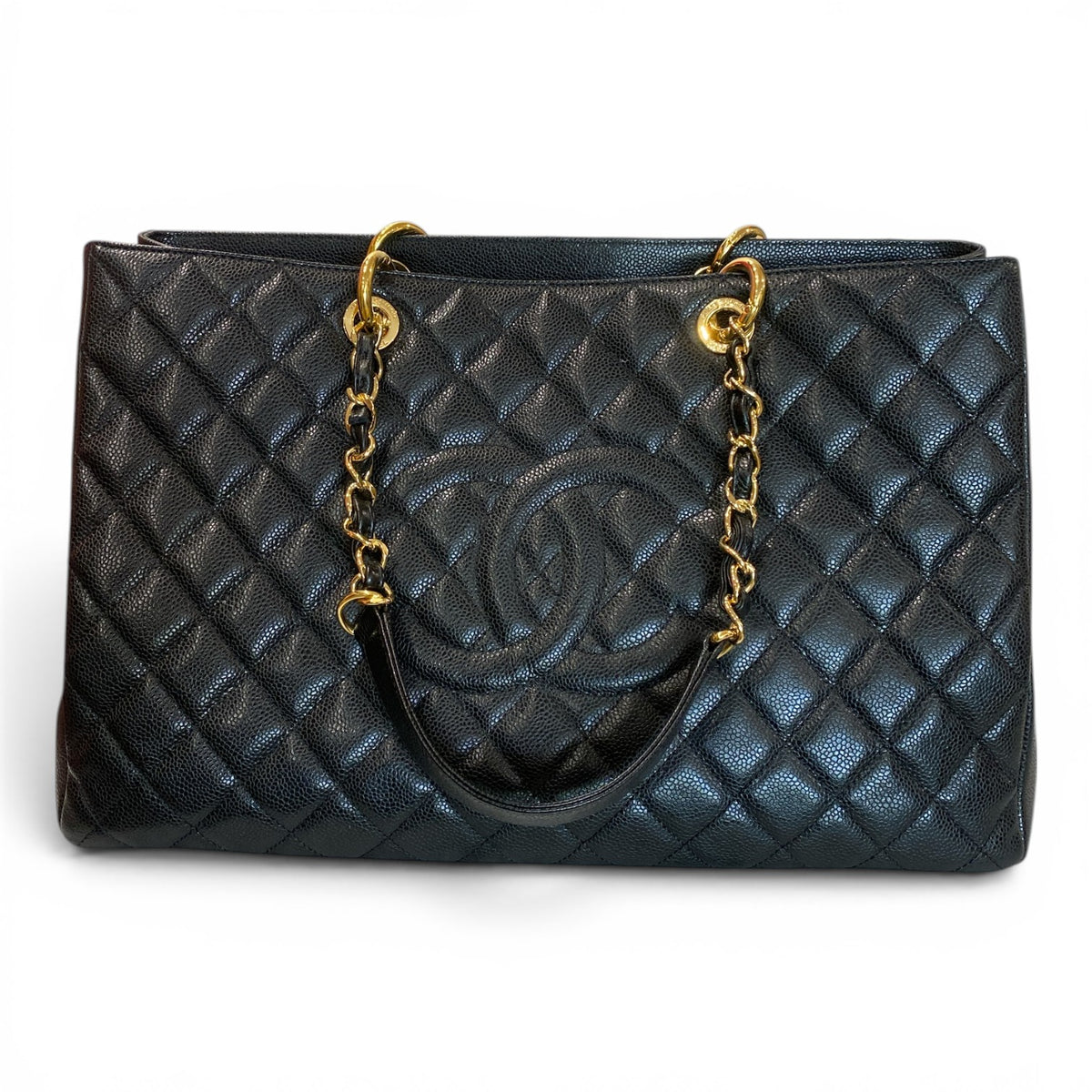 Chanel Grand Shopping Tote (GST) – Black Caviar Leather – Gold Hardware