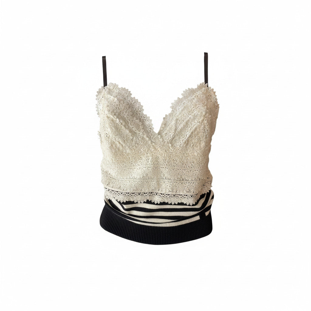 Chanel Vintage Lace Camisole – Size 38