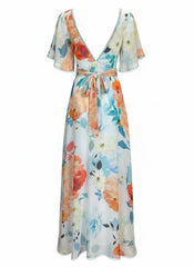 Charo Ruiz Floral Maxi Dress – Size Small