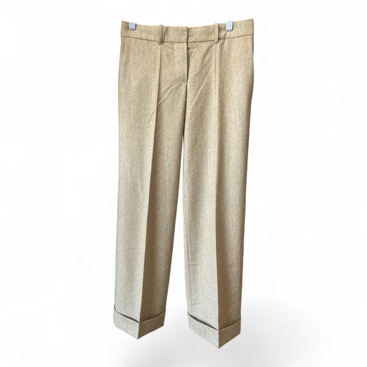 Chloé Wool & Cashmere Trousers – Beige – Size 36